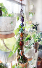 Load image into Gallery viewer, 7 Chakra Tassel with Natural Gemstones