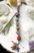 Cargar imagen en el visor de la galería, 7 Chakra Tassel with Natural Gemstones